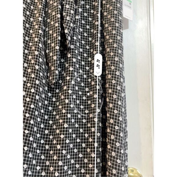 Calvin Klein Women's Black Dot Chiffon Maxi Dress Size 8 Party/Cocktail - Picture 7 of 8